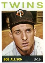 1964 Topps Baseball Cards      290     Bob Allison